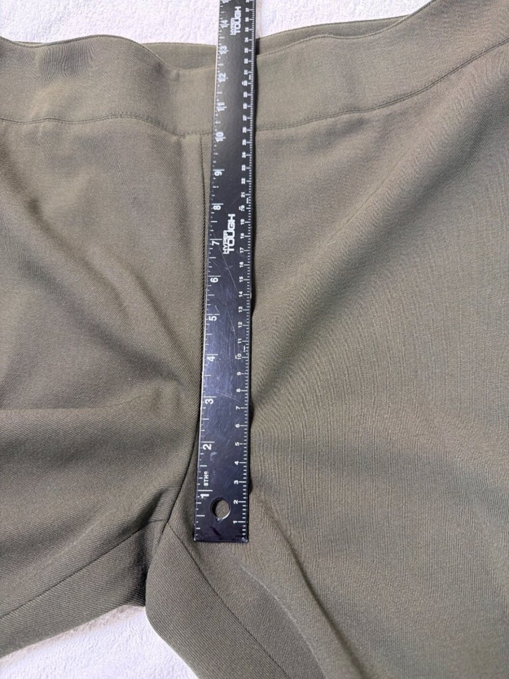 Lauren Ralph Lauren Womens Wool Blend Pants Size 16, Olive - Picture 9 of 10